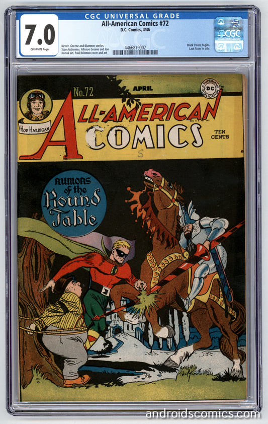 All-Americans Comics #72 CGC 7.0