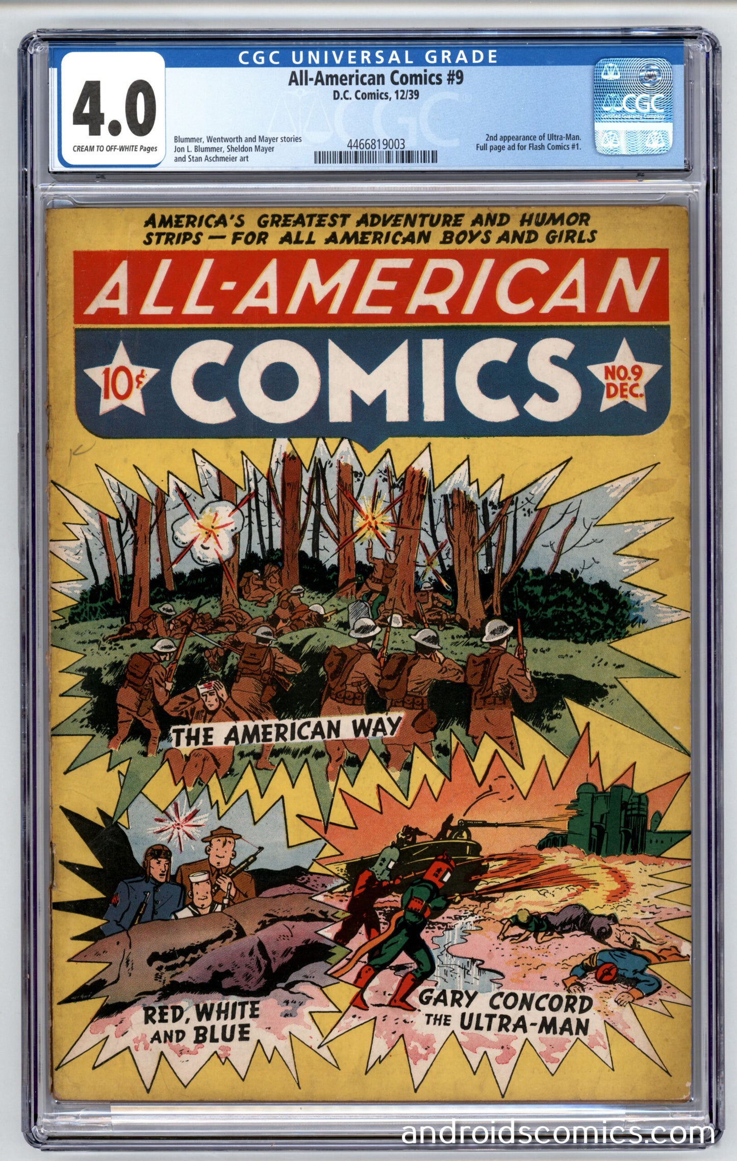 All-American Comics #9 CGC 4.0