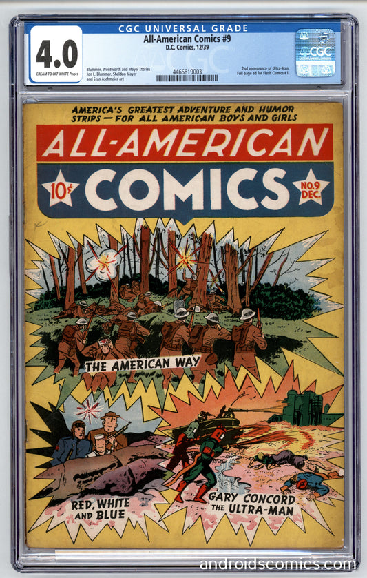 All-American Comics #9 CGC 4.0