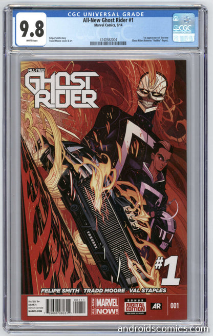 All New Ghost Rider #1  CGC 9.8  1st App. of Robbie Reyes