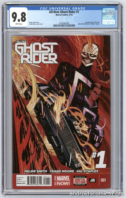 All New Ghost Rider #1  CGC 9.8  1st App. of Robbie Reyes