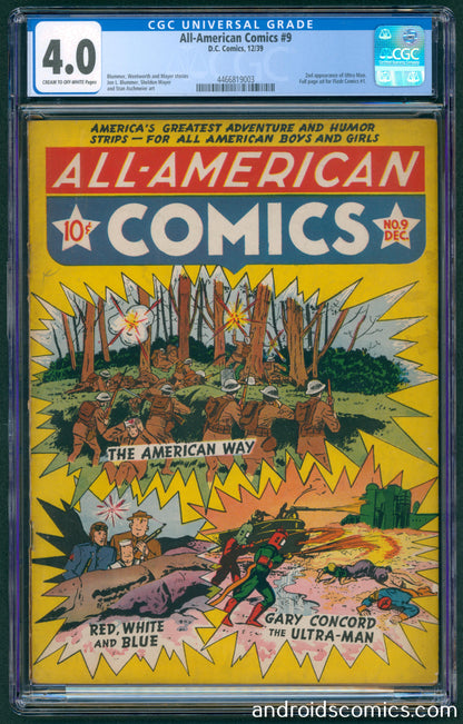 All-American Comics #9 CGC 4.0