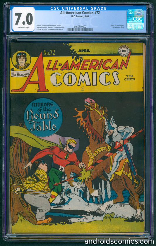 All-Americans Comics #72 CGC 7.0