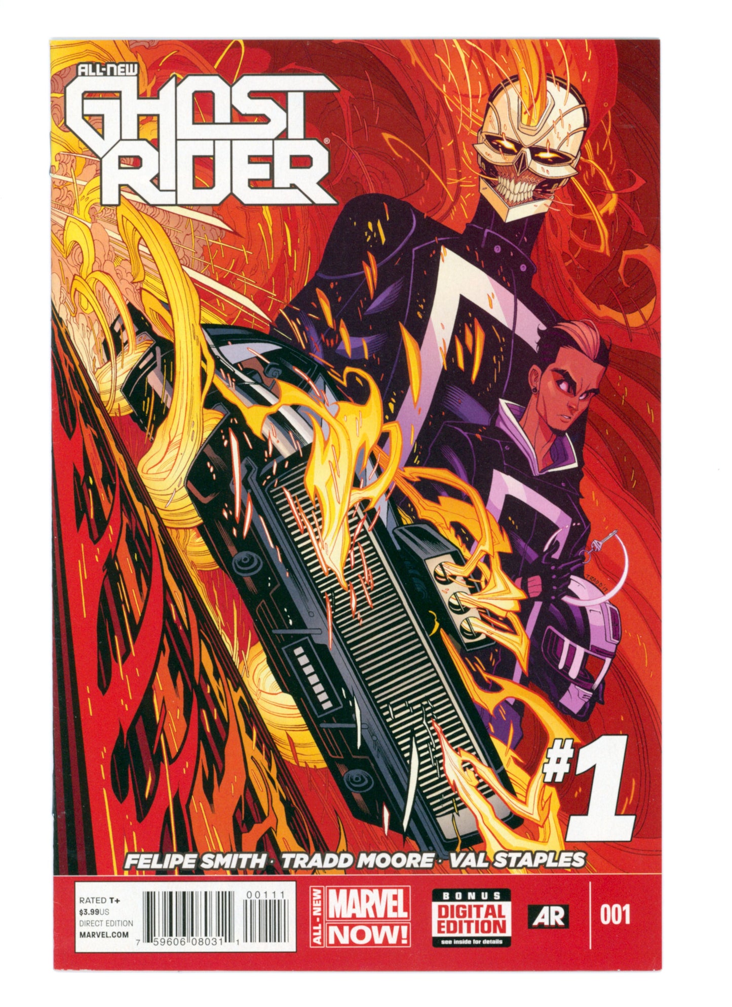 All New Ghost Rider #1 FN+ 1st App. of Robbie Reyes