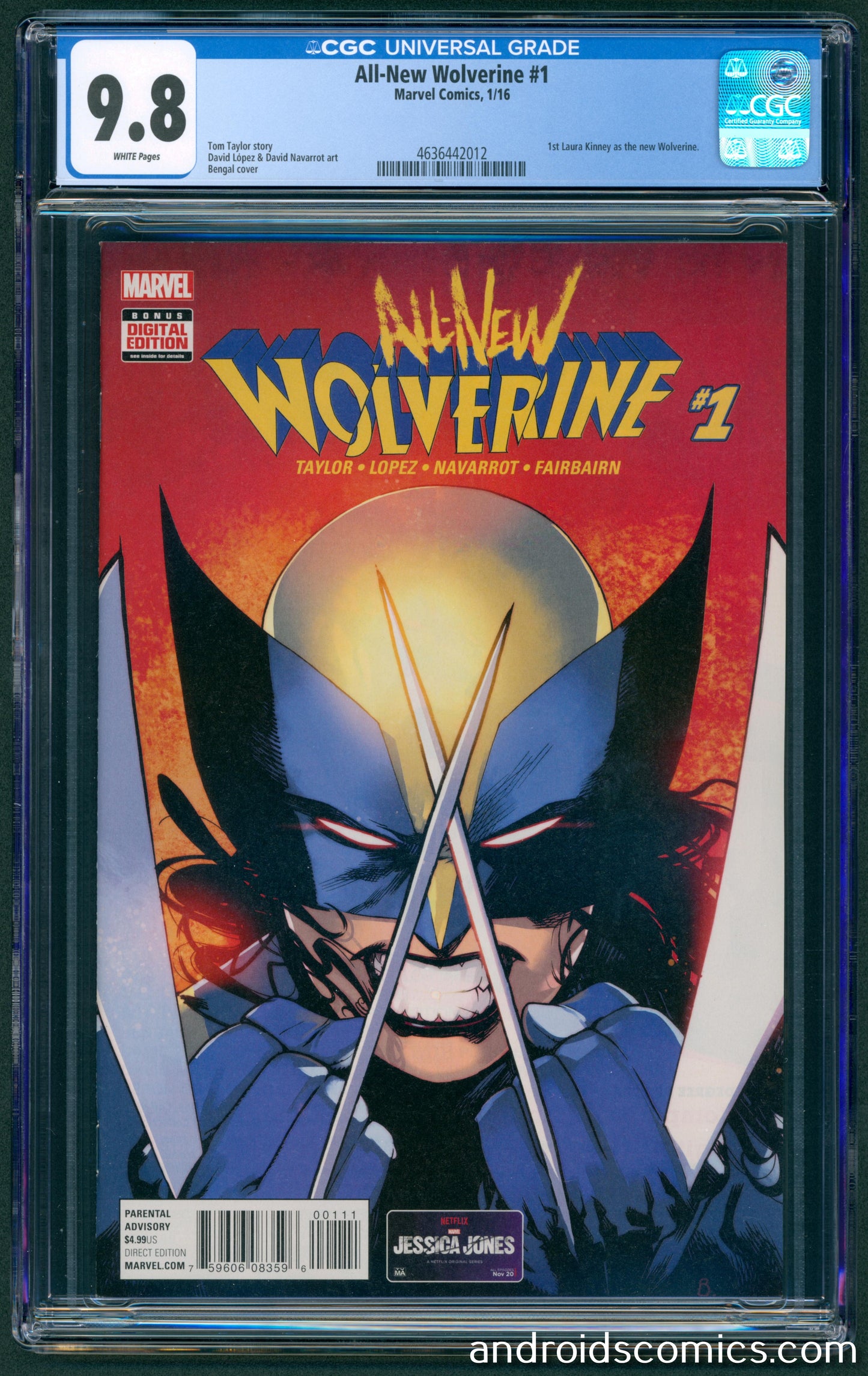 All New Wolverine #1  CGC 9.8