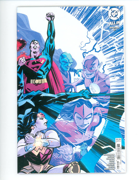 DC All In Special #1 (One Shot) Cover B Wes Craig Wraparound Card Stock Variant NM
