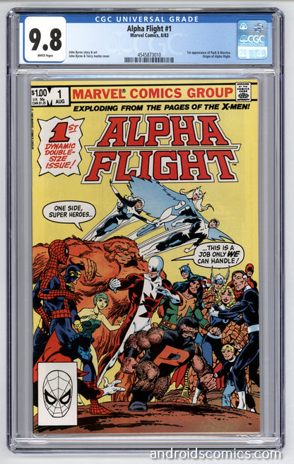 Alpha Flight #1  CGC 9.8  1st App. of Puck