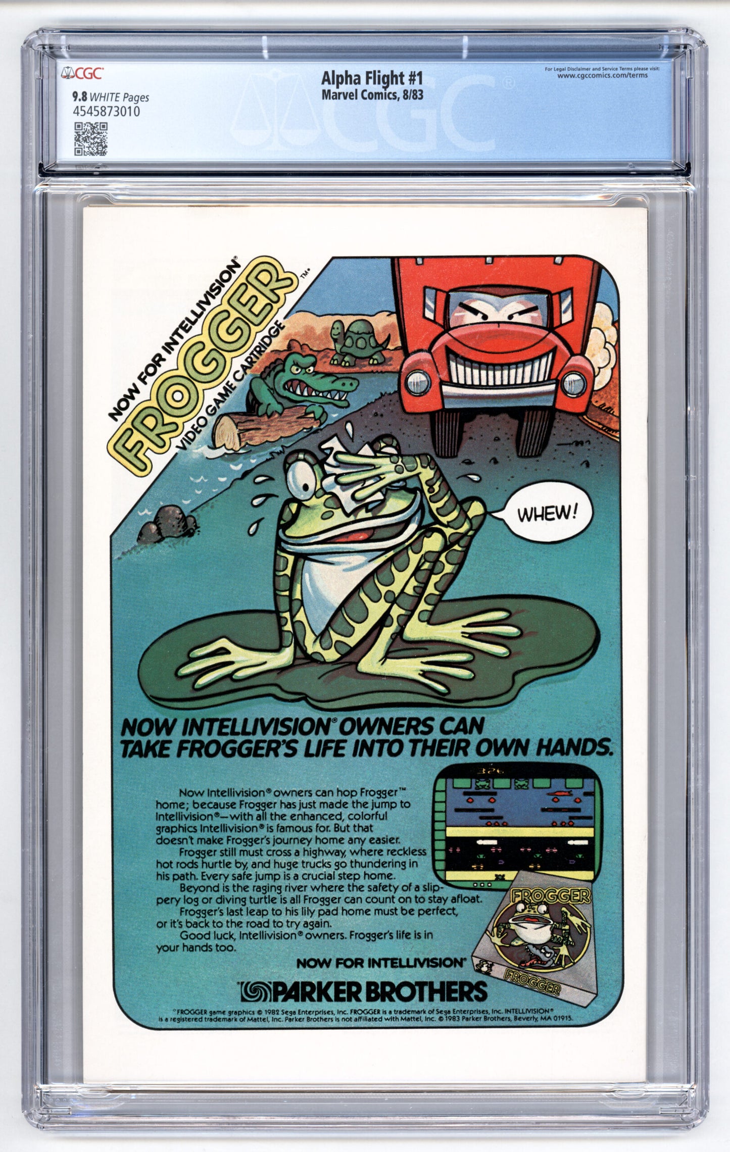 Alpha Flight #1  CGC 9.8  1st App. of Puck