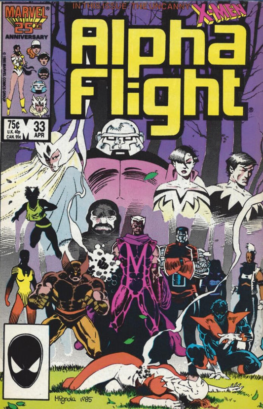 Alpha Flight #33  1st appearance of Yuriko Oyama as Lady Deathstrike  VG/FN