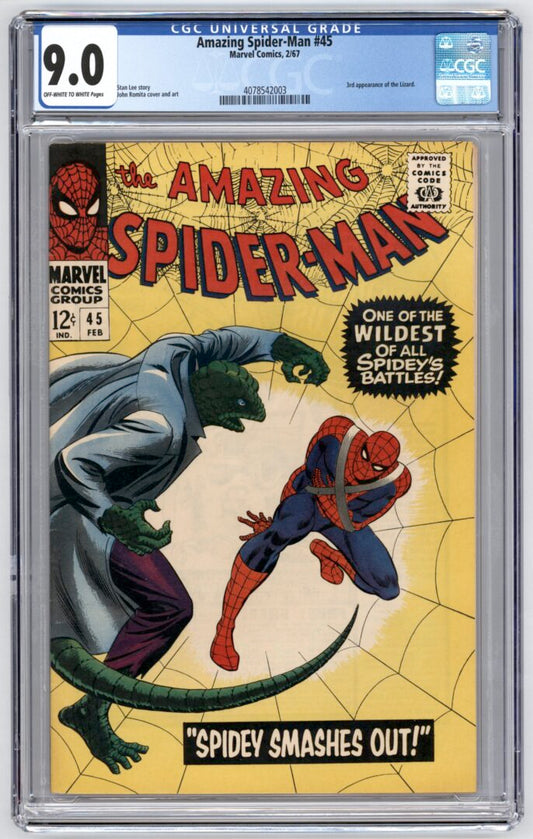 Amazing Spider-Man #45  CGC 9.0