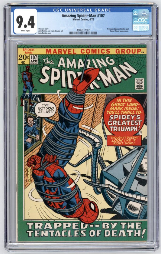 Amazing Spider-Man #107  CGC 9.4