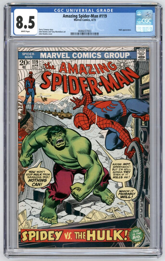 Amazing Spider-Man #119  CGC 8.5