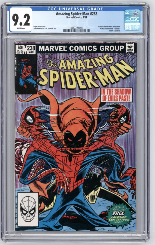 Amazing Spider-Man #238  CGC 9.2  1st appearance of the Hobgoblin