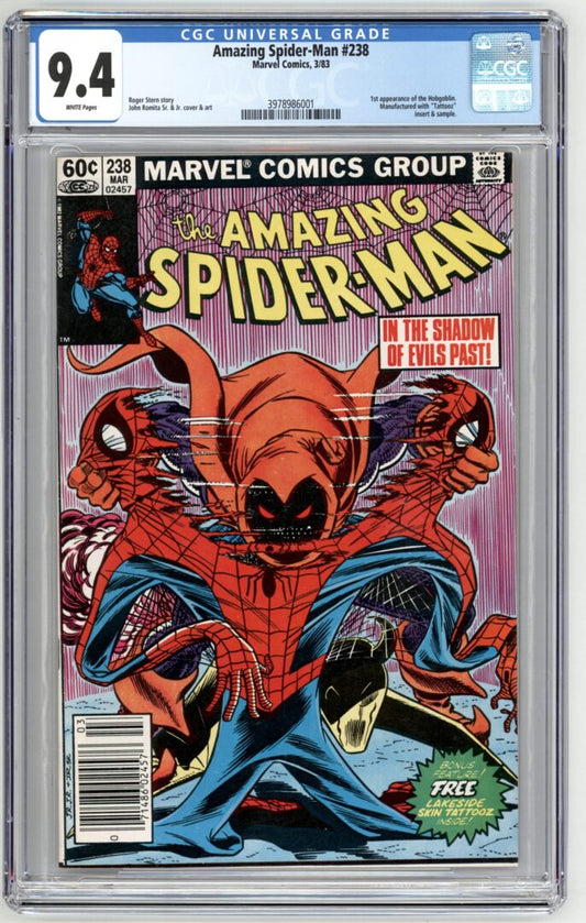 Amazing Spider-Man #238  CGC 9.4  1st appearance of the Hobgoblin