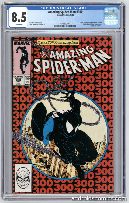 Amazing Spider-Man #300  CGC 8.5  Origin & 1st App. of Venom