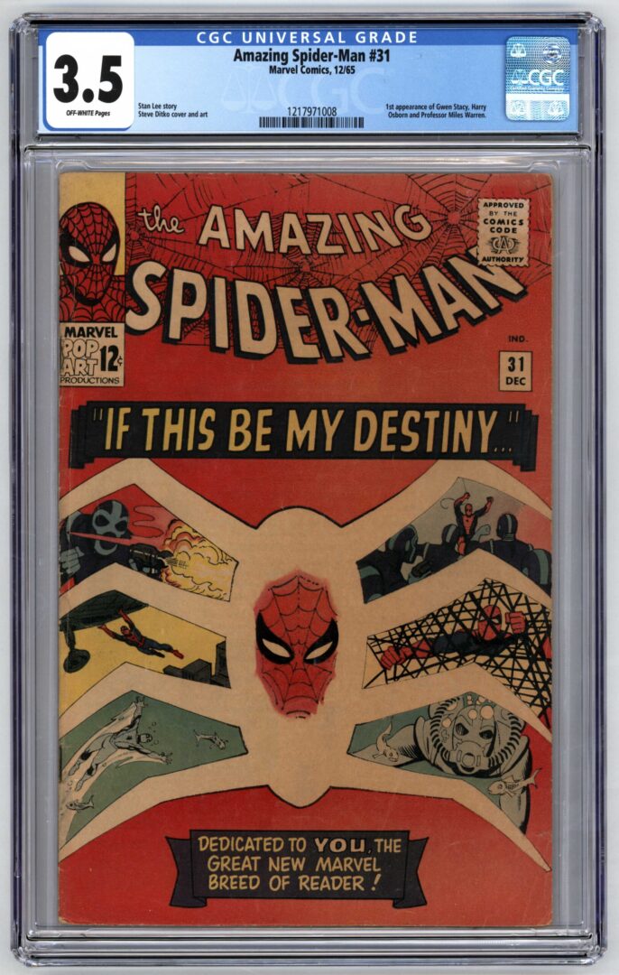 Amazing Spider-Man #31  CGC 3.5  1st appearance of Gwen Stacey