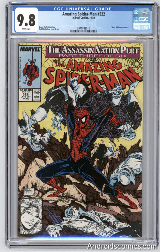 Amazing Spider-Man #322  CGC 9.8