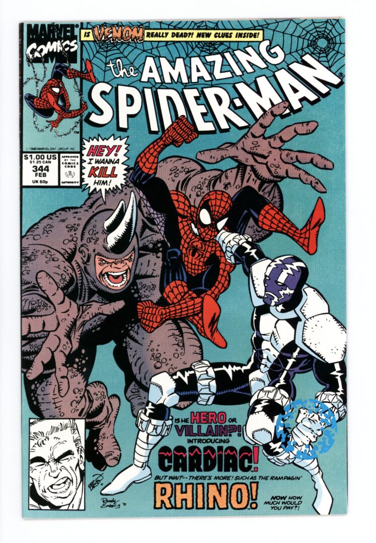 Amazing Spider-Man #344  NM  1st appearance of Cletus Kasady