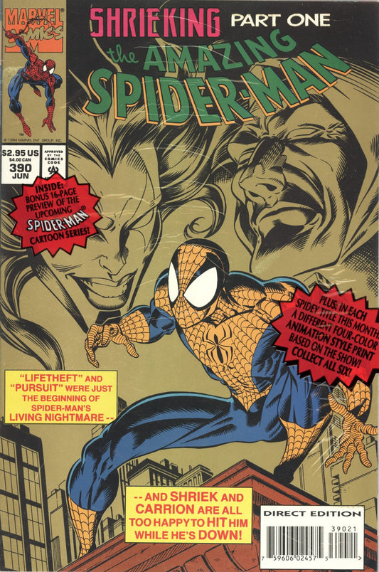 Amazing Spider-Man #390  Polybagged  FN