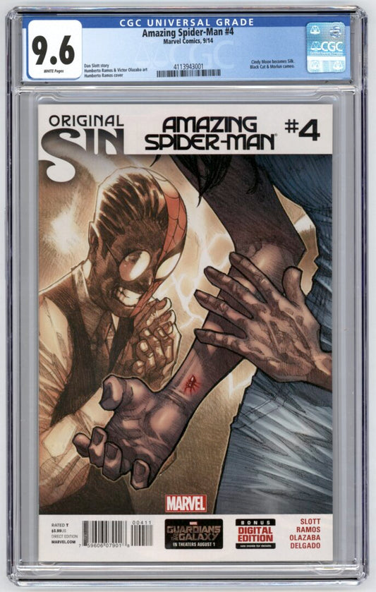 Amazing Spider-Man #4  CGC 9.6  1st full appearance of Silk