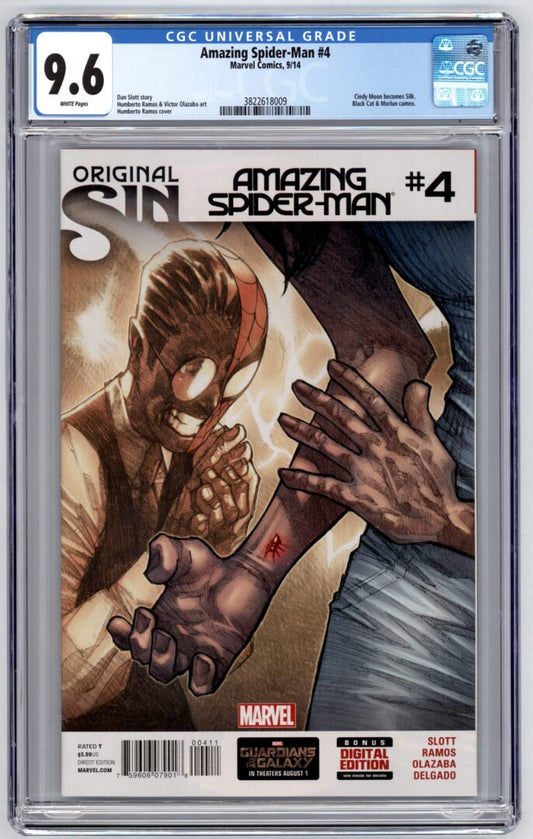 Amazing Spider-Man #4  CGC 9.6  1st full appearance of Silk