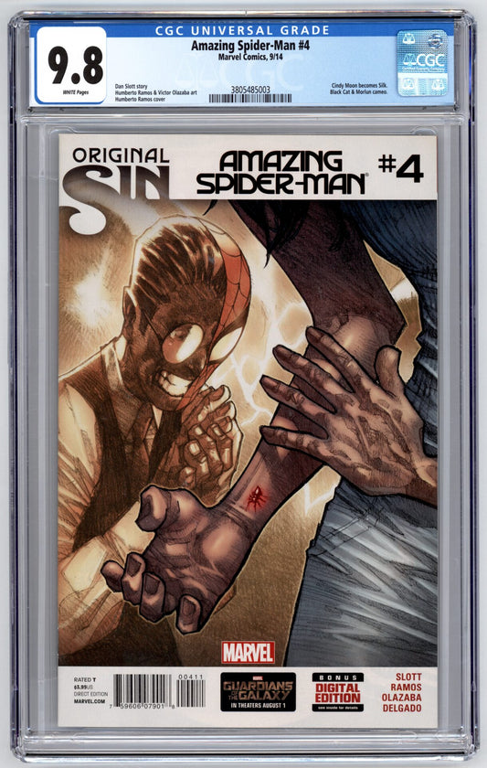 Amazing Spider-Man #4  CGC 9.8  1st App. of Silk