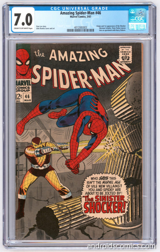 Amazing Spider-Man #46  CGC 7.0  1st App. of the Shocker