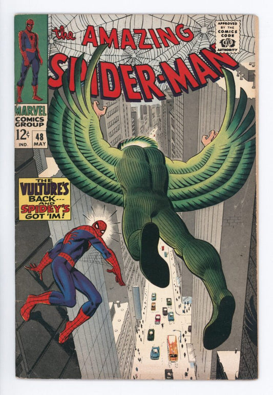 Amazing Spider-Man #48  VG 1st App. of the second Vulture (Blackie Drago)
