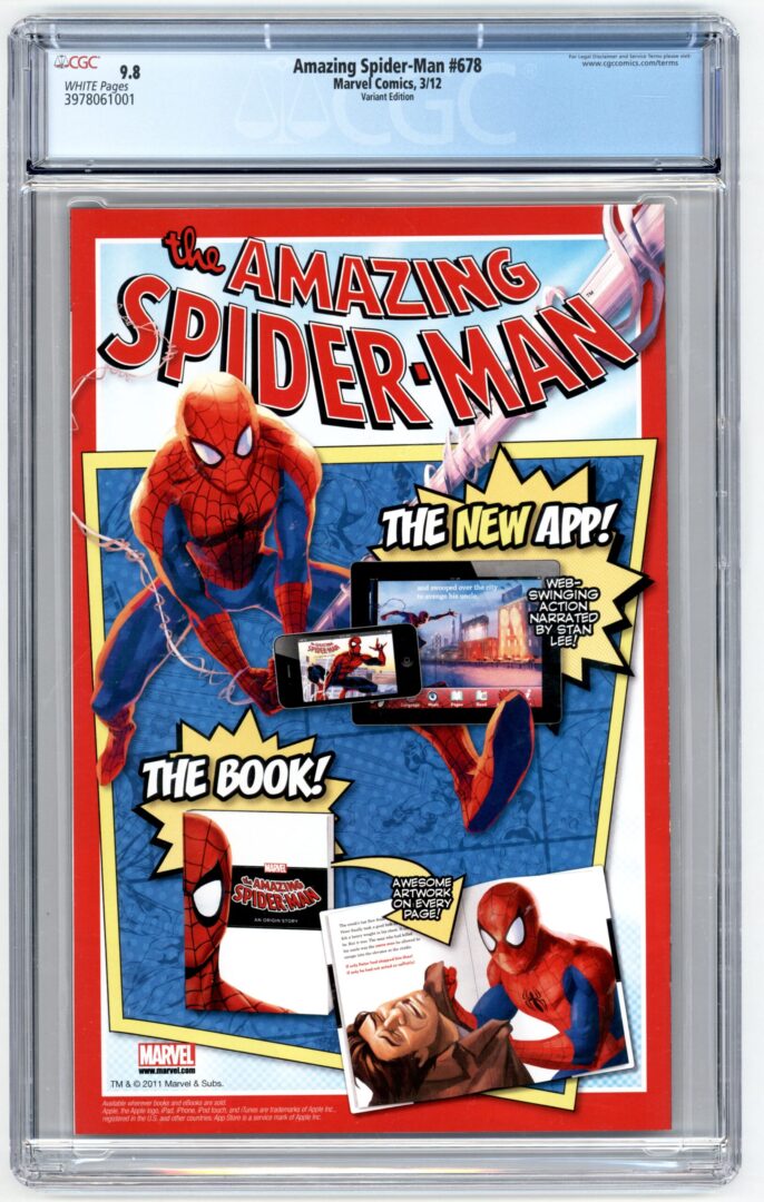 Amazing Spider-Man #678  Variant  CGC 9.8