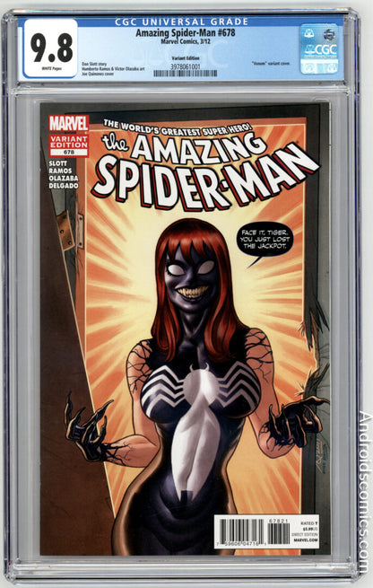Amazing Spider-Man #678  Variant  CGC 9.8