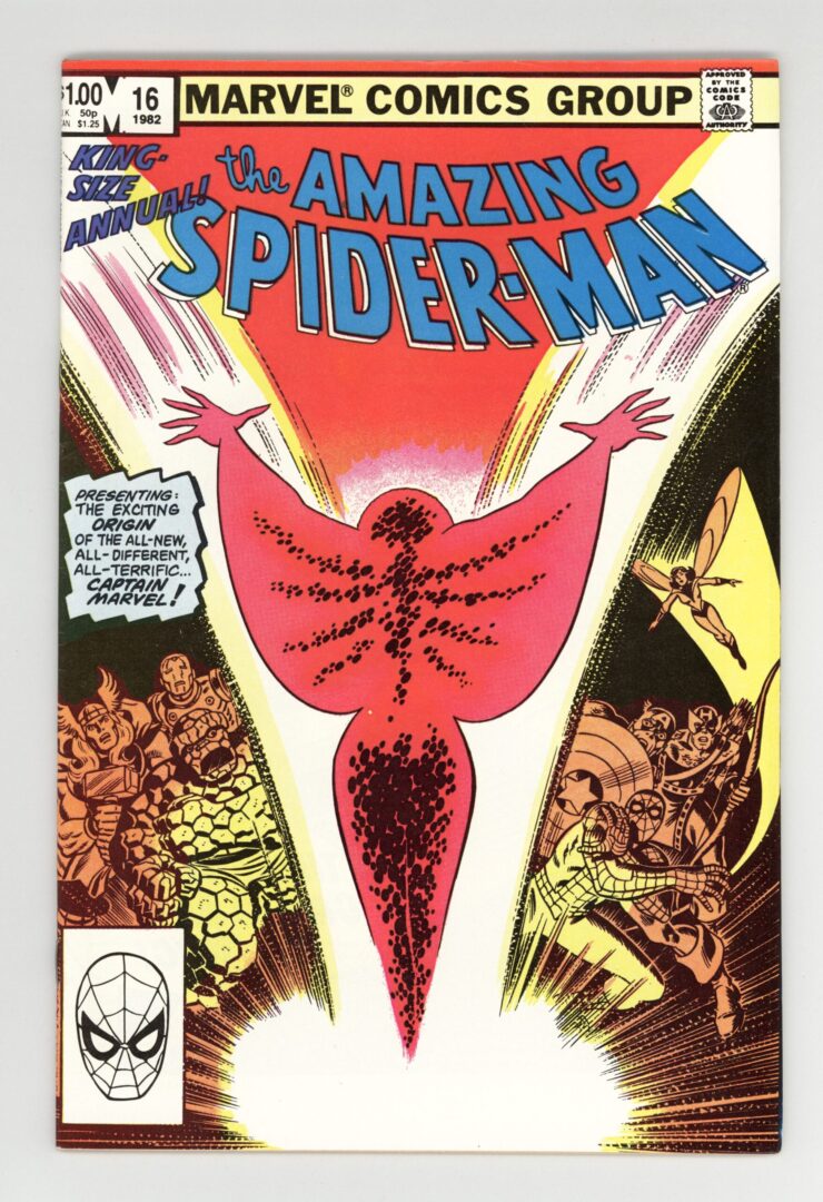 Amazing Spider-Man Annual #16 Origin & 1st appearance of Captain Marvel (Monica Rambeau)