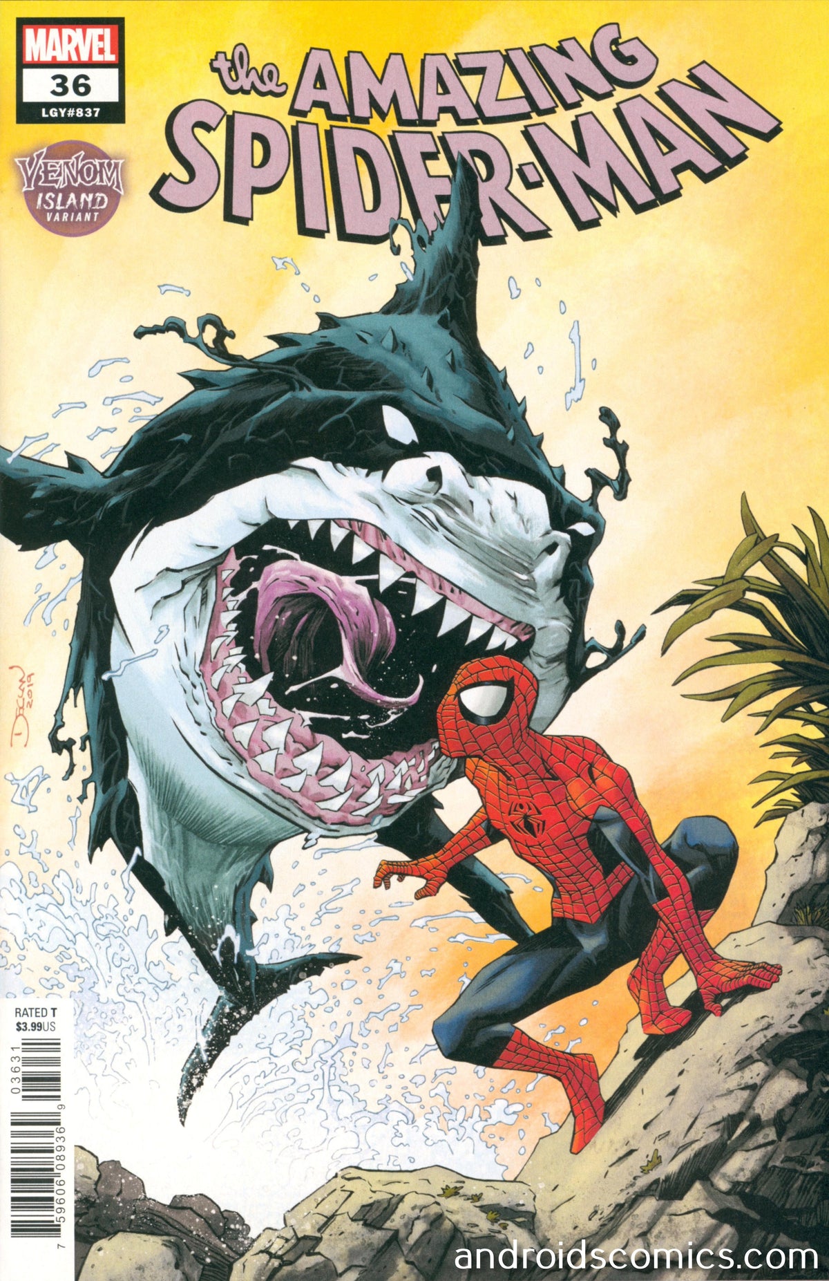 Amazing Spider-Man #36 Shalvey Venom Island Variant