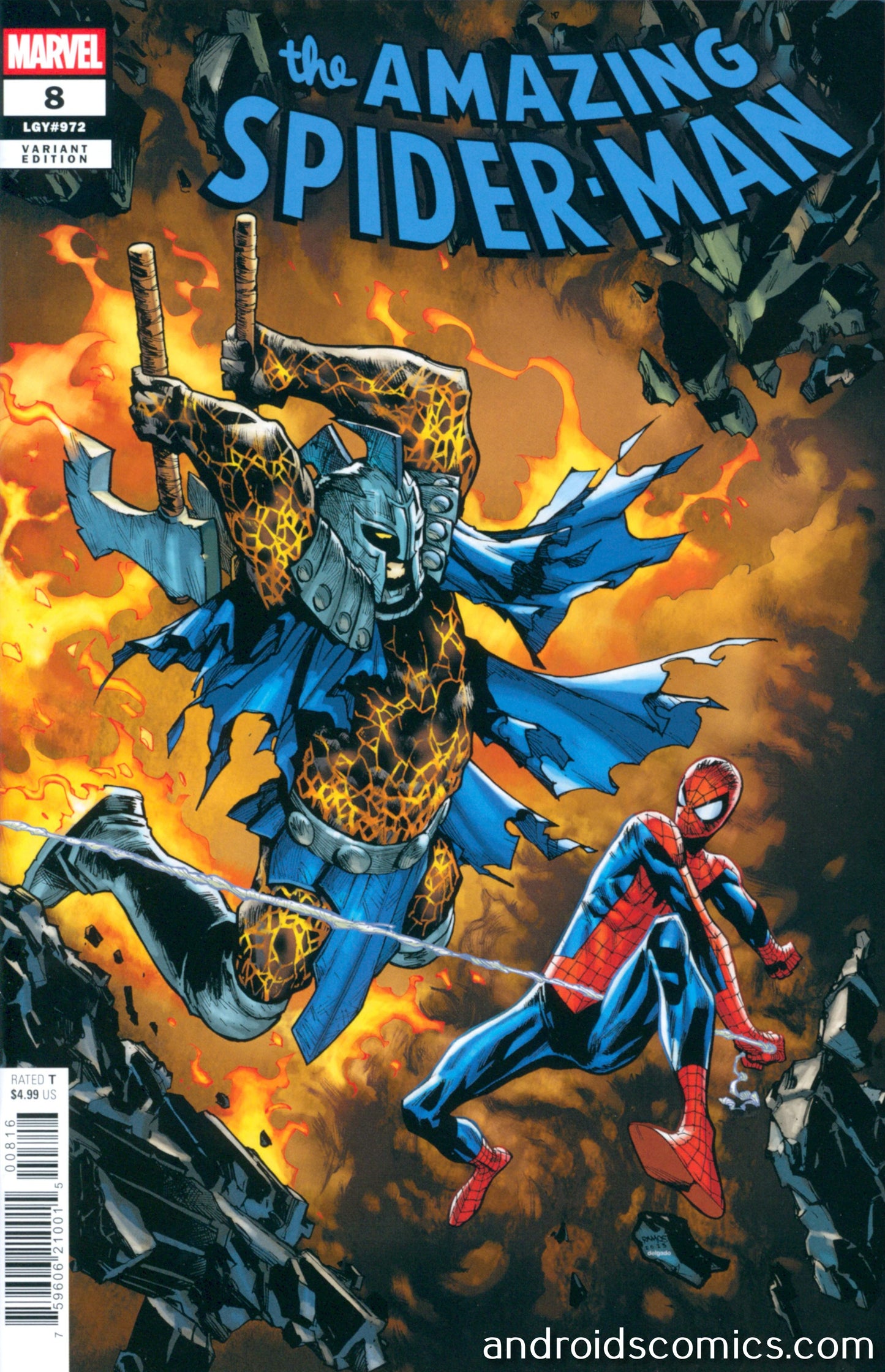 Amazing Spider-Man #8 1 for 25 Retailer Incentive Variant Cover