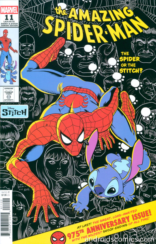 Amazing Spider Man #11 Luciano Vecchio Disney Stitch Variant