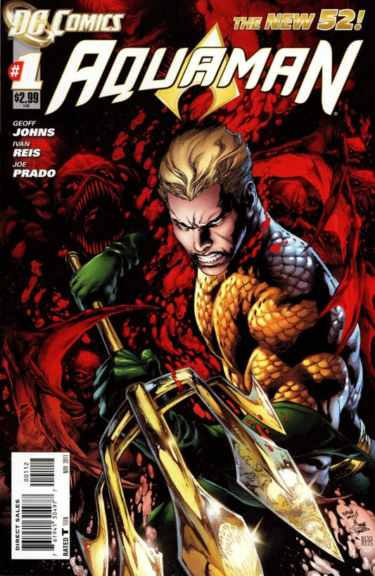 Aquaman #1  2nd Print  FN  1st appearance of the Trench