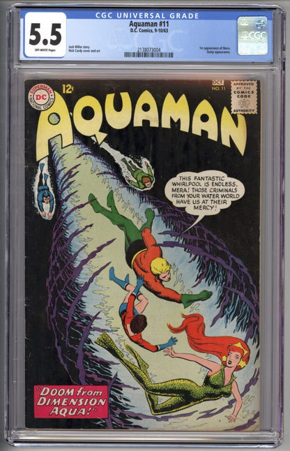 Aquaman #11  CGC 5.5  1st appearance of Mera