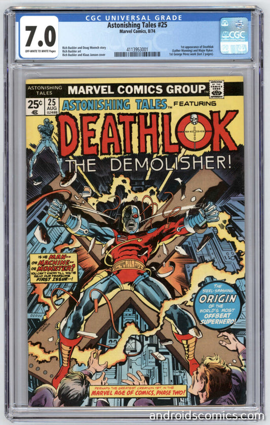 Astonishing Tales #25  CGC 7.0 1st appearance of Deathlok