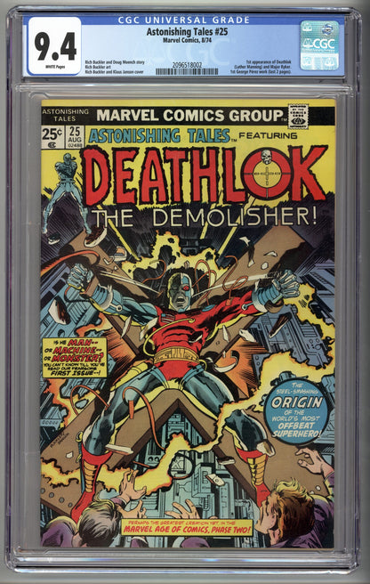 Astonishing Tales #25  CGC 9.4  1st appearance of Deathlok