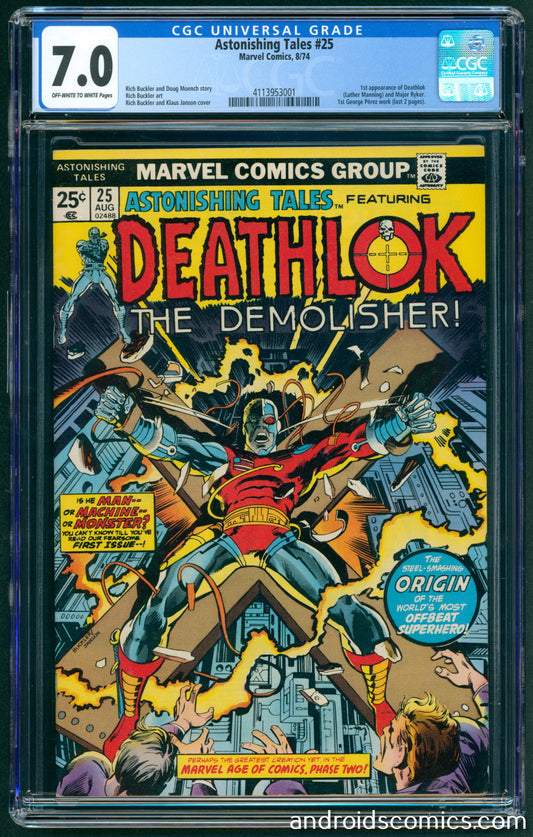 Astonishing Tales #25  CGC 7.0 1st App. of Deathlok