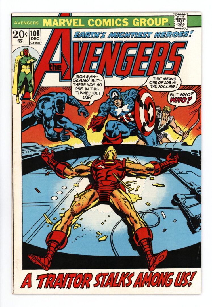 Avengers #106  FN-