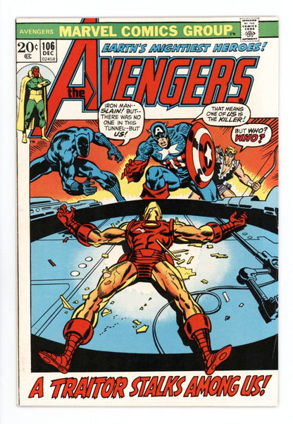 Avengers #106  FN-