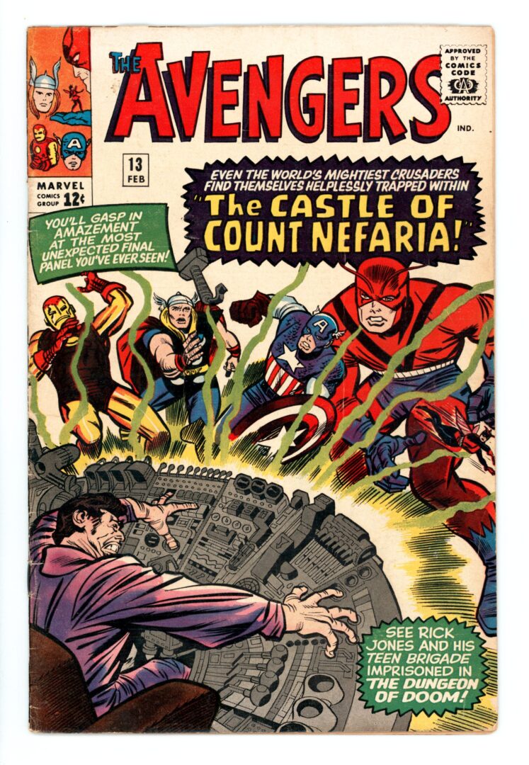 Avengers #13  VG  1st appearance of Count Nefaria