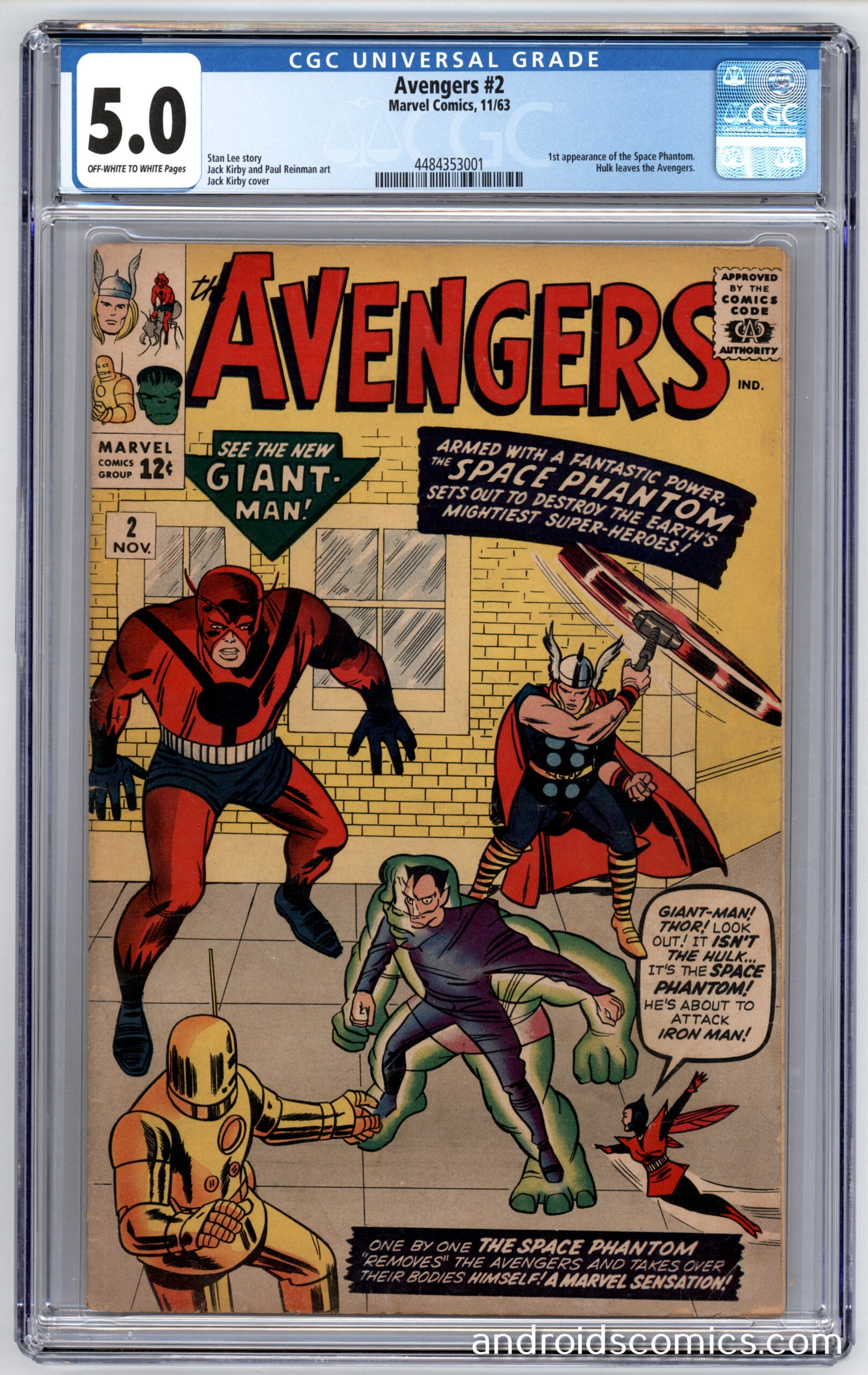 Avengers #2 CGC 5.0