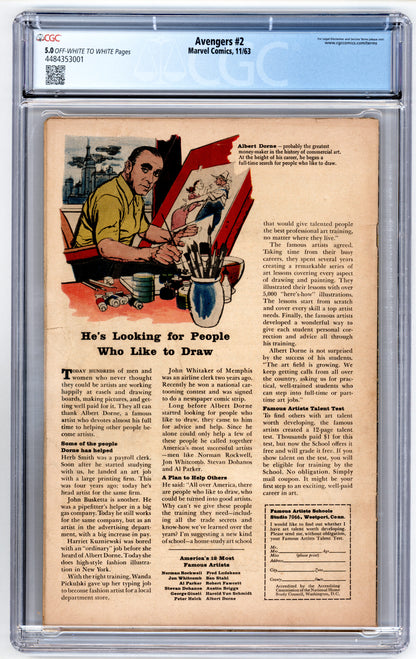 Avengers #2 CGC 5.0