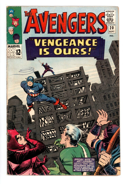 Avengers #20  GD/VG
