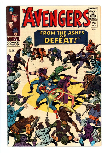 Avengers #24  VG-  2nd appearance of Ravonna Renslayer