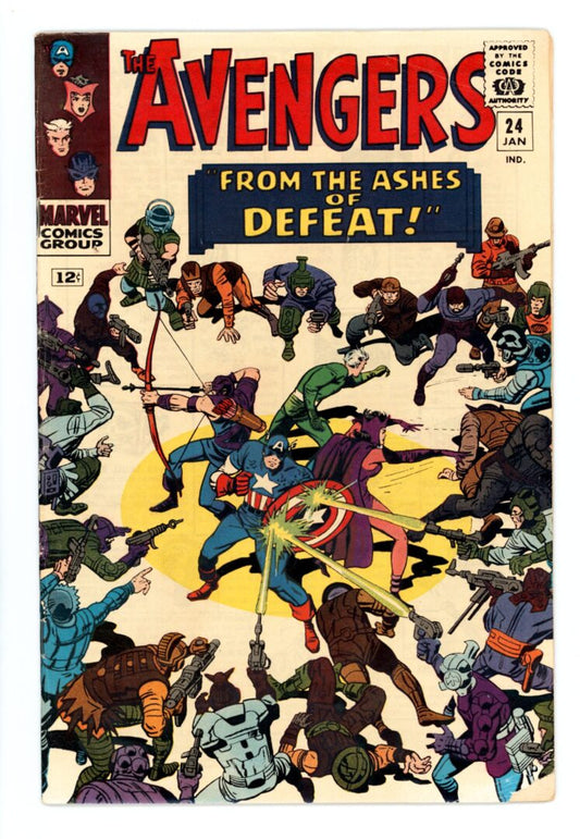 Avengers #24  VG-  2nd appearance of Ravonna Renslayer