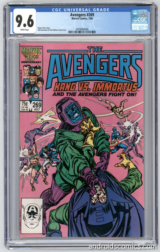 Avengers #269  CGC 9.6