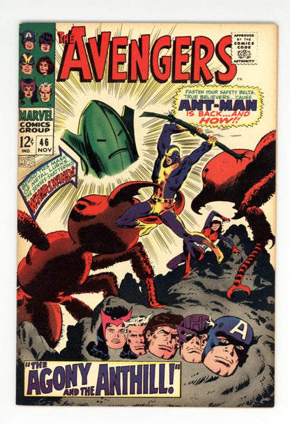 Avengers #46  FN+  1st appearance of Whirlwind