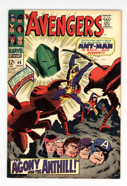 Avengers #46  FN+  1st appearance of Whirlwind